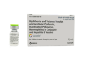 VAXELIS DTaP-IPV-Hib-HepB pediatric vaccine carton with ten 0.5 mL single-dose vials, NDC 63361-243-10